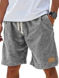 -E7-81-B0-kc4wpM_1200x Men's Breathable Linen Embroidered Logo Loose Holiday Shorts