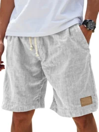 -E7-99-BD-cj2BBA_1200x Men's Breathable Linen Embroidered Logo Loose Holiday Shorts