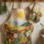 Sun And Flower Quilted Apron Set (2-Piece) – Padded Apron + Heat-Resistant Oven Mitts