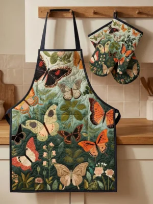 imgi_1_a8e1461010bca197fea41cb1273cfac0_1080x Butterflies are flying Quilted Apron Set (2-Piece) – Padded Apron + Heat-Resistant Oven Mitts