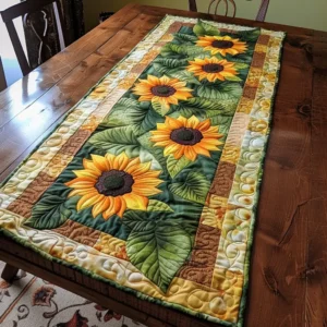 Sunflower Quilted Table Runne